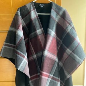 Fleece poncho